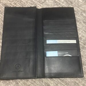 Mercedes-Benz Black Leather Wallet